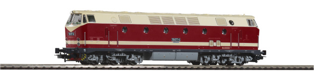 PIKO 59934 - H0 - Diesellok 119 der.DR; Ep. IV - Spitzenlicht oben; schwarzer Rahmen